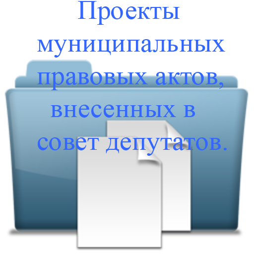 Проекты муниципальных правовых актов, внесенных в совет депутатов.jpg